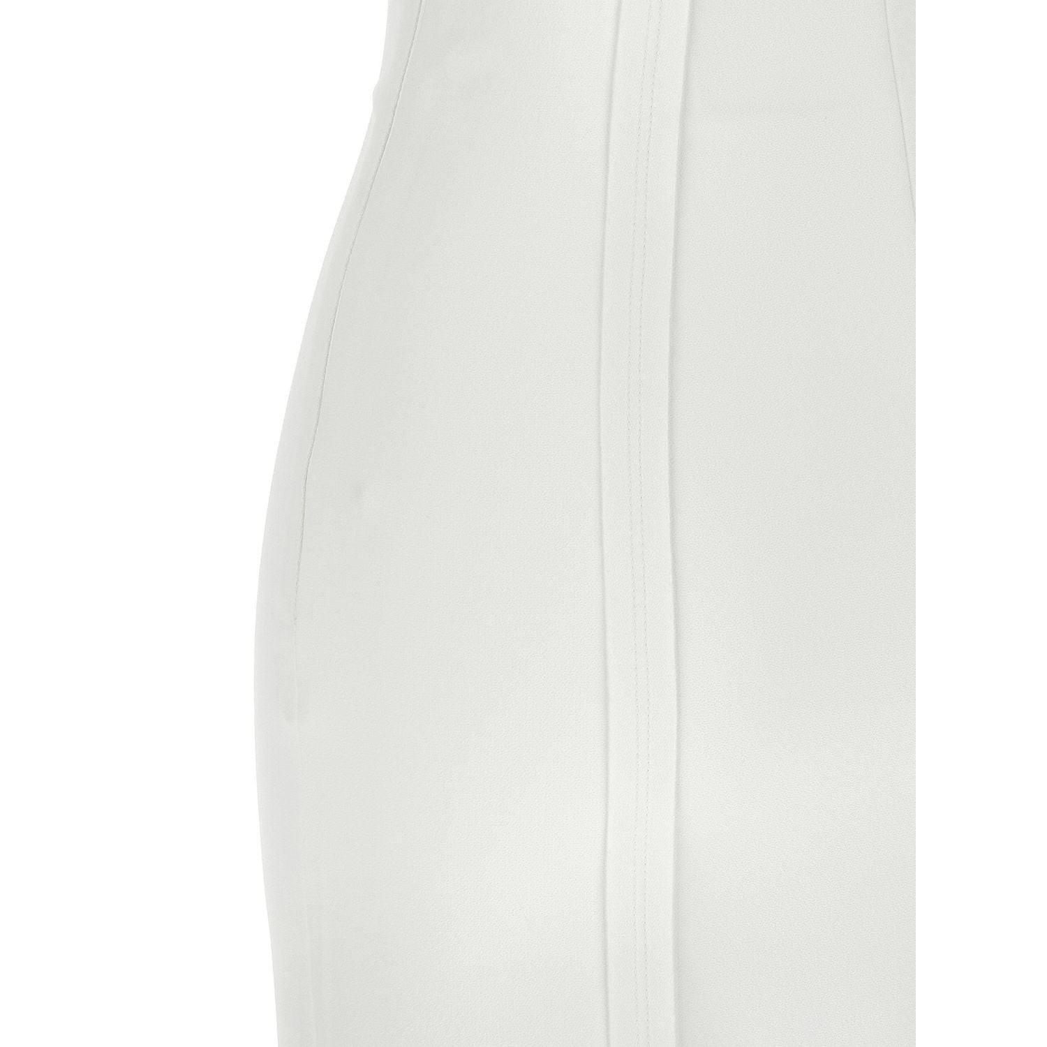 Elisabetta Franchi White Polyester Midi Dress
