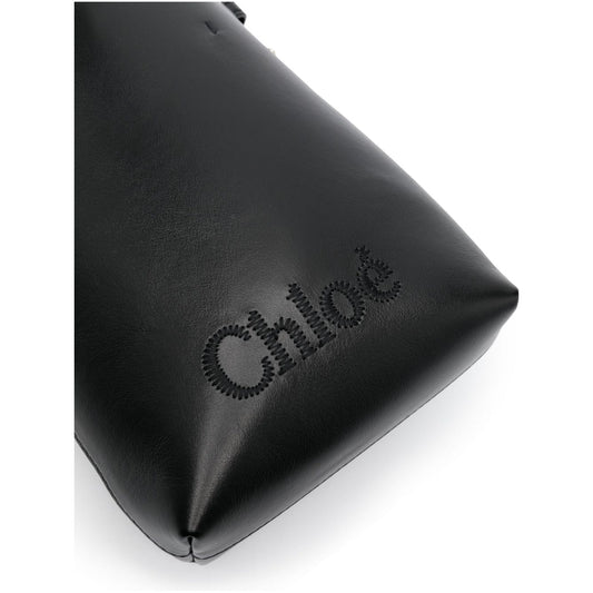 Chloè black calf leather Tote Bag Shoulder Chloè