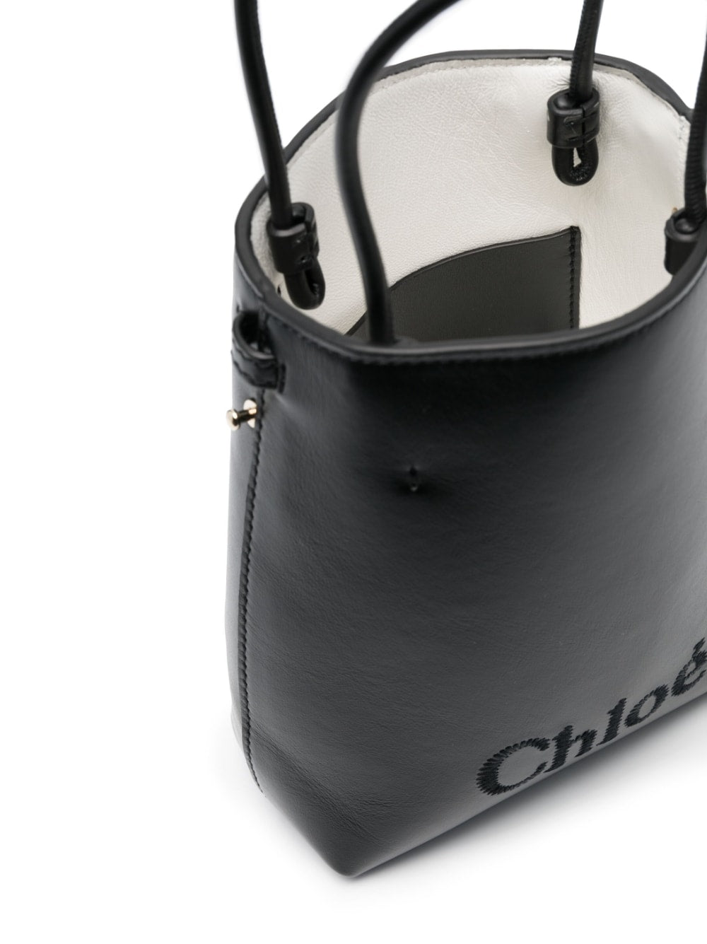 Chloè black calf leather Tote Bag Shoulder Chloè