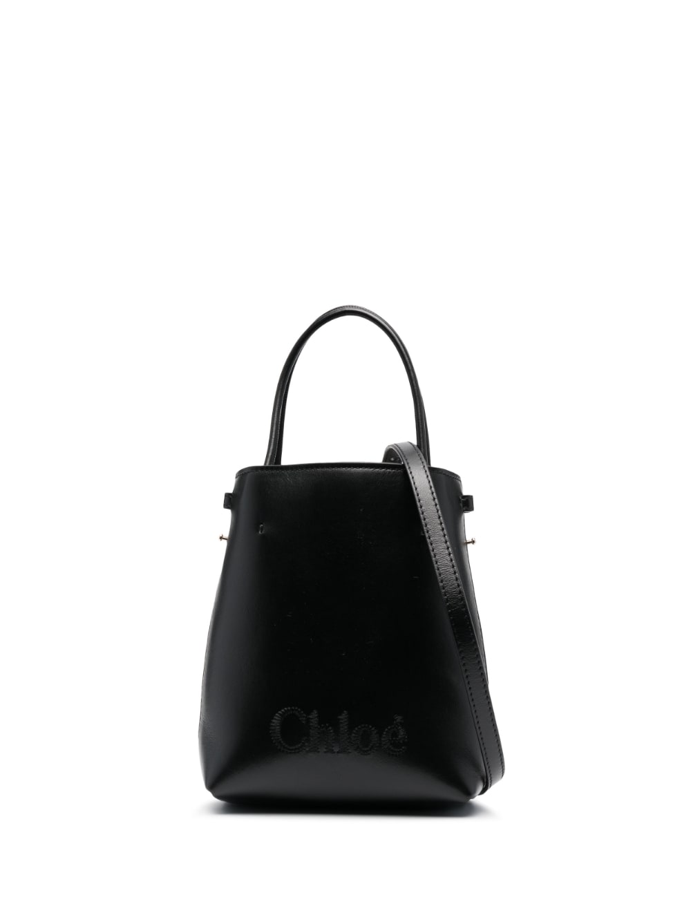 Chloè black calf leather Tote Bag Shoulder Chloè