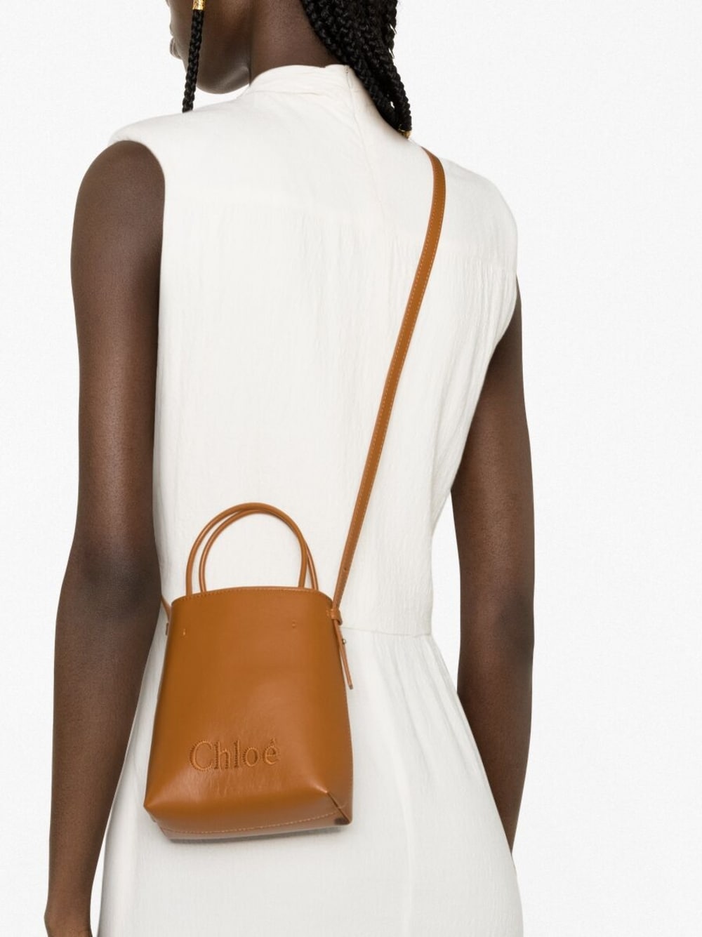 Chloè Bucket Crossbody Bag Brown