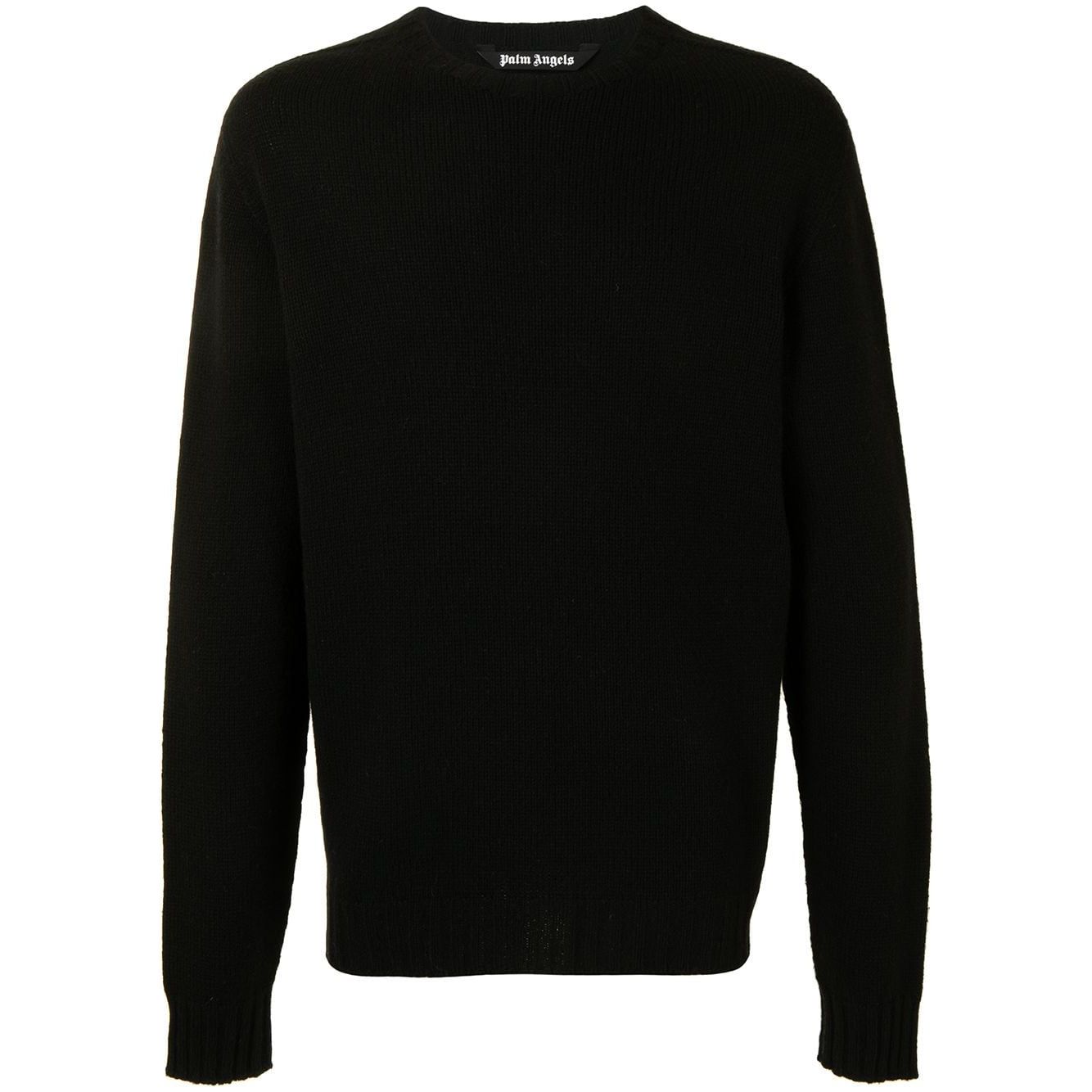 Palm Angels Sweaters Black Topwear Palm Angels