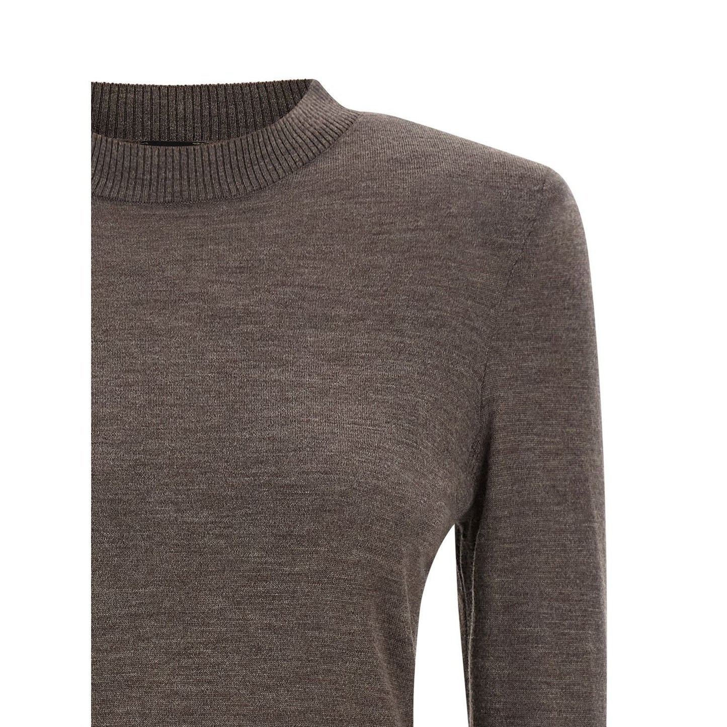PINKO Brown Wool Cardigan
