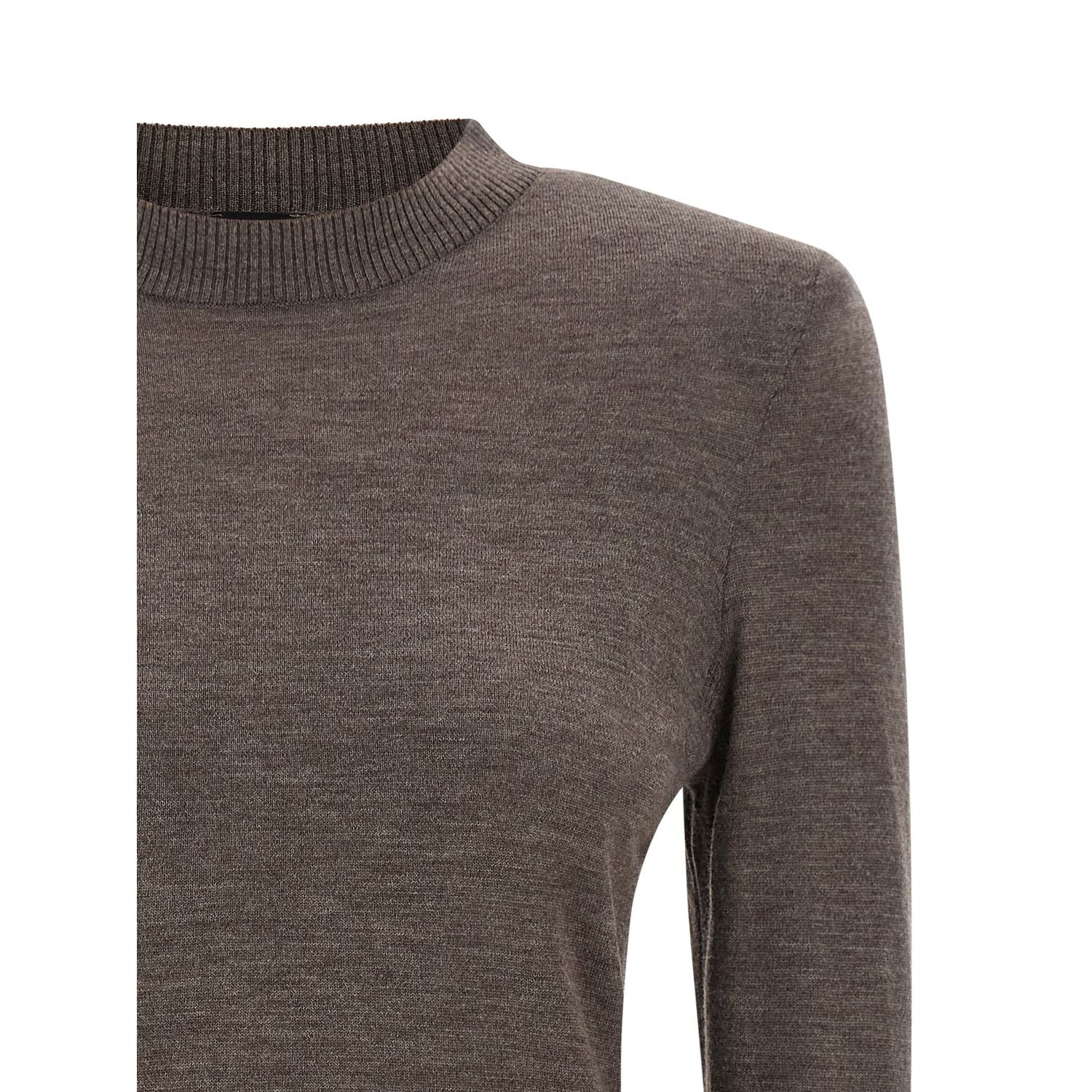 PINKO Brown Wool Cardigan