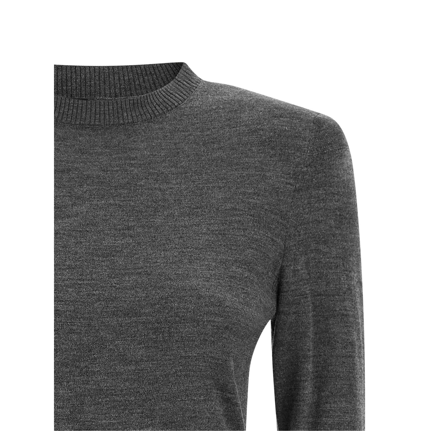 PINKO Gray Wool Cardigan