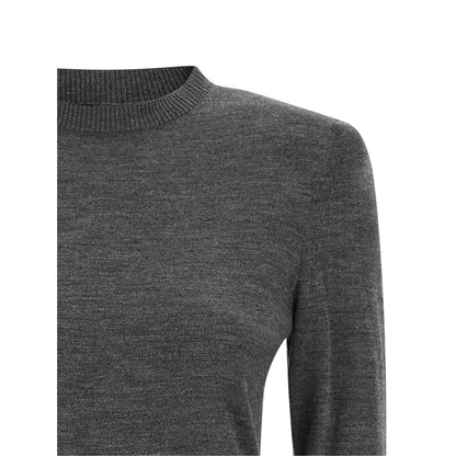 PINKO Gray Wool Cardigan