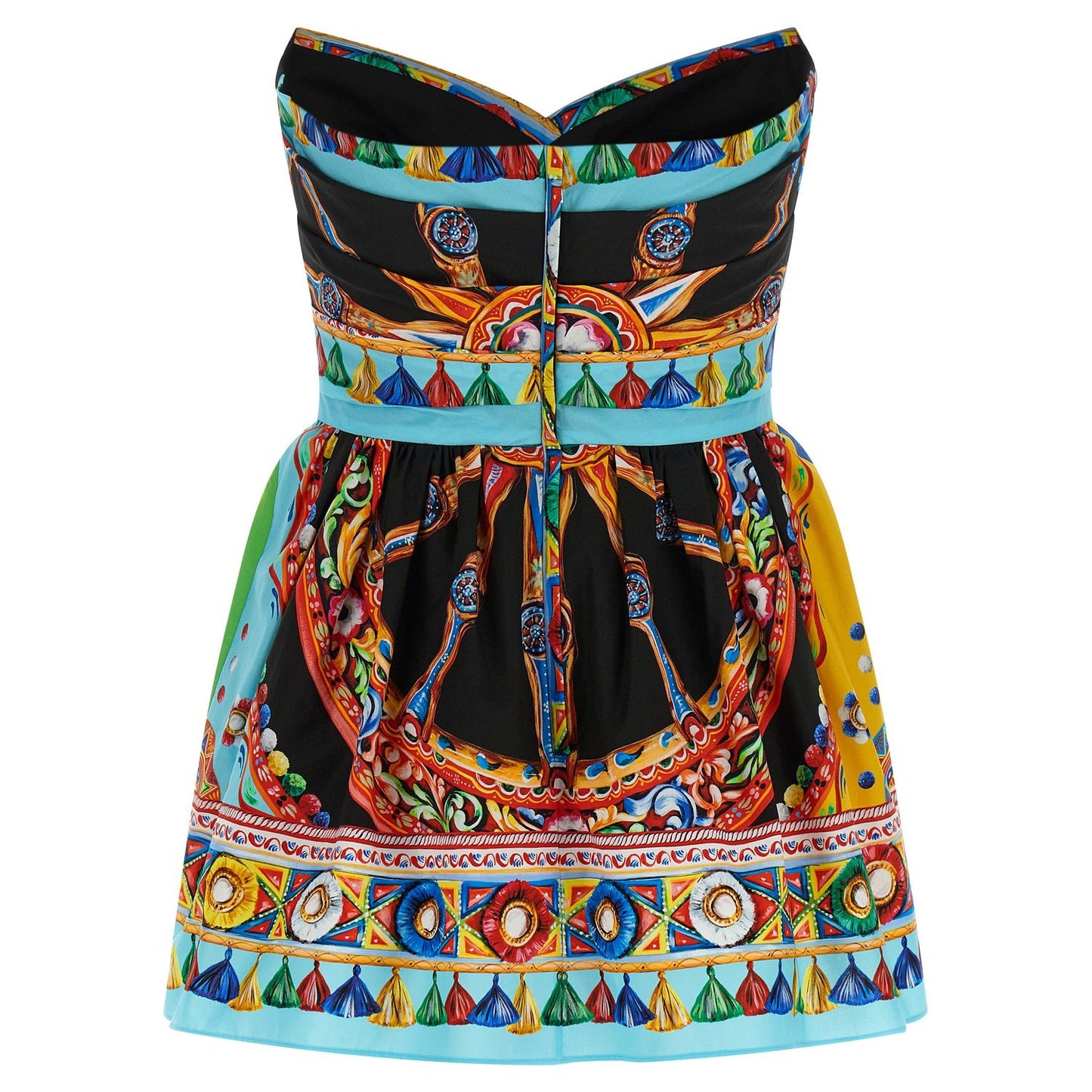 Dolce & Gabbana Multicolor Cotton Short Dress