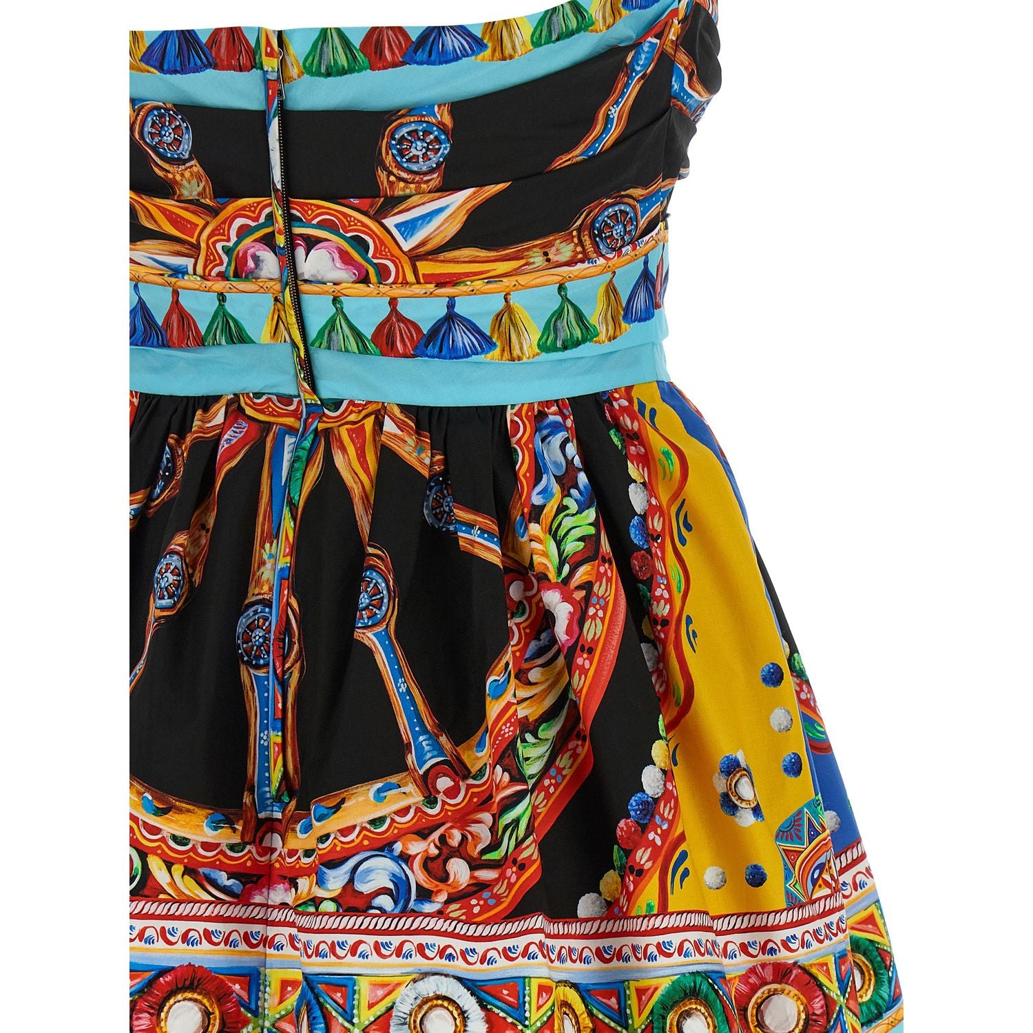 Dolce & Gabbana Multicolor Cotton Short Dress