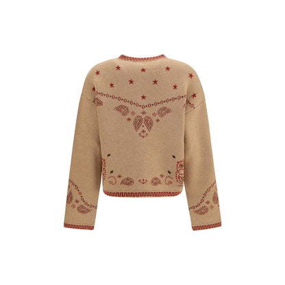 Alanui Brown Wool Oves Aries Full-Length Jacket