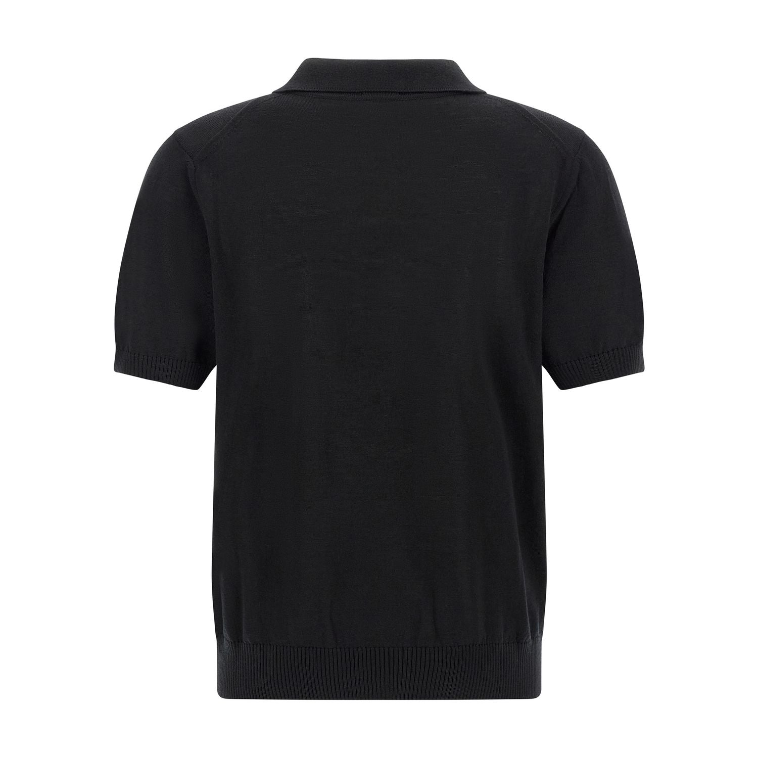 Hugo Boss Black Virgin Wool Polo Shirt