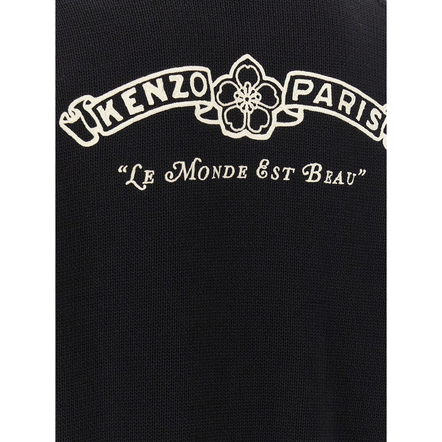 Kenzo Bicolor Cotton Cardigan