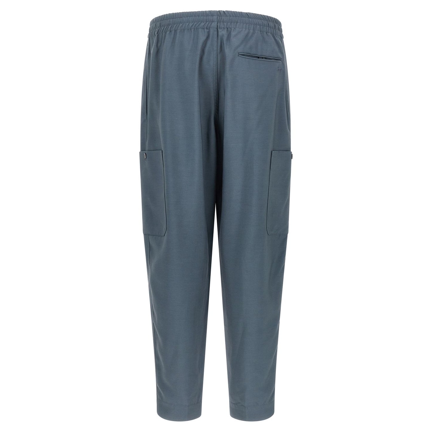 Kenzo Gray Wool Cargo Pants