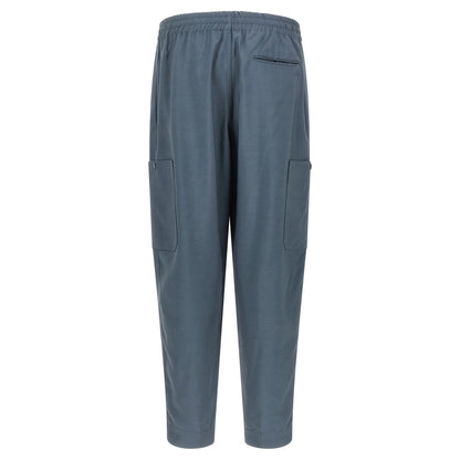 Kenzo Gray Wool Cargo Pants