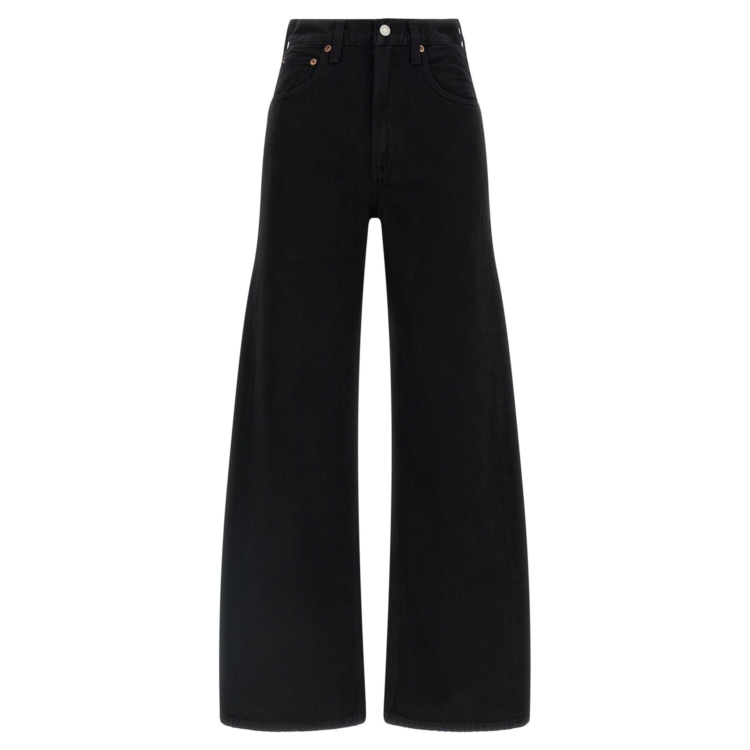 Agolde Black Cotton Jeans Denim