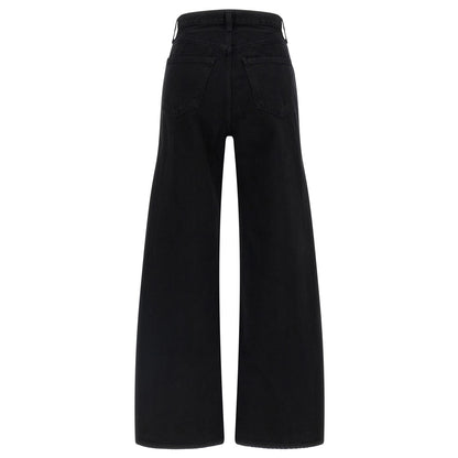 Agolde Black Cotton Jeans Denim