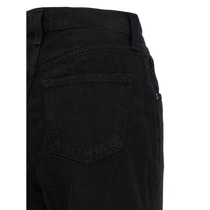Agolde Black Cotton Jeans Denim