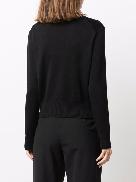 Ami Paris Sweaters Black Topwear Ami Paris