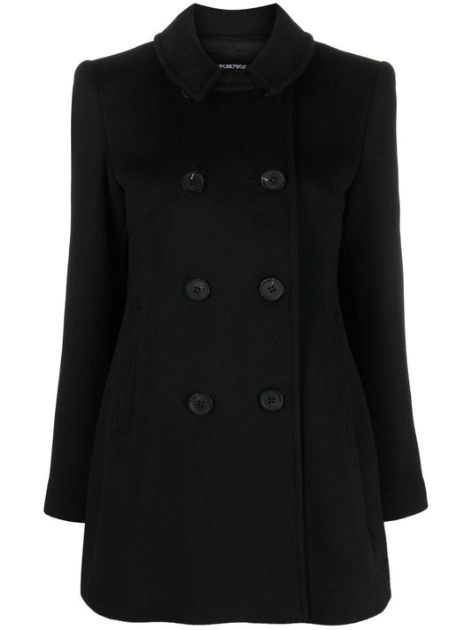 Emporio Armani Coats Black