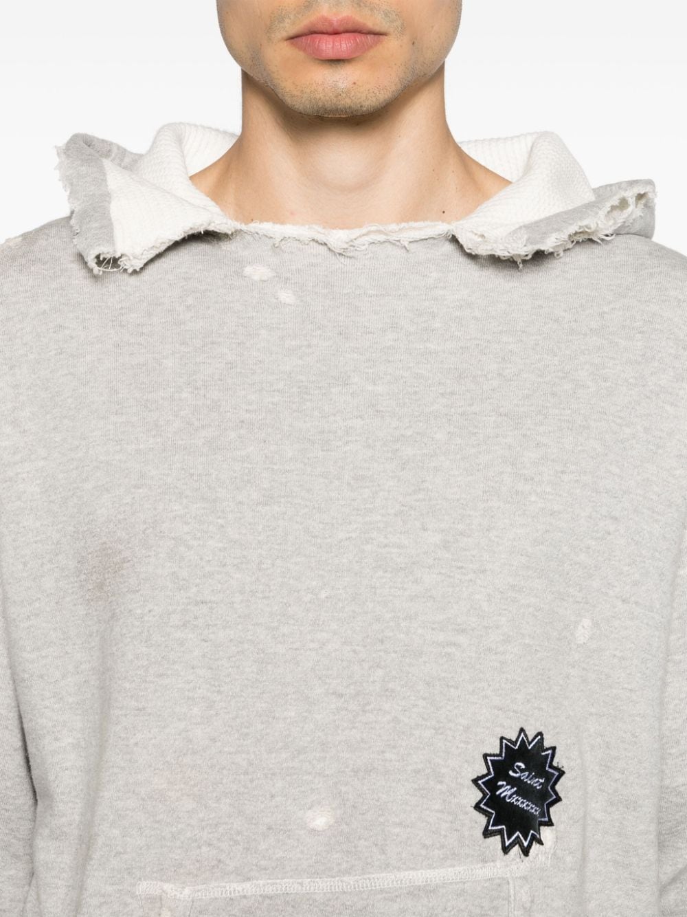 SAINT MXXXXXX Sweaters Grey Topwear Saint Mxxxxxx