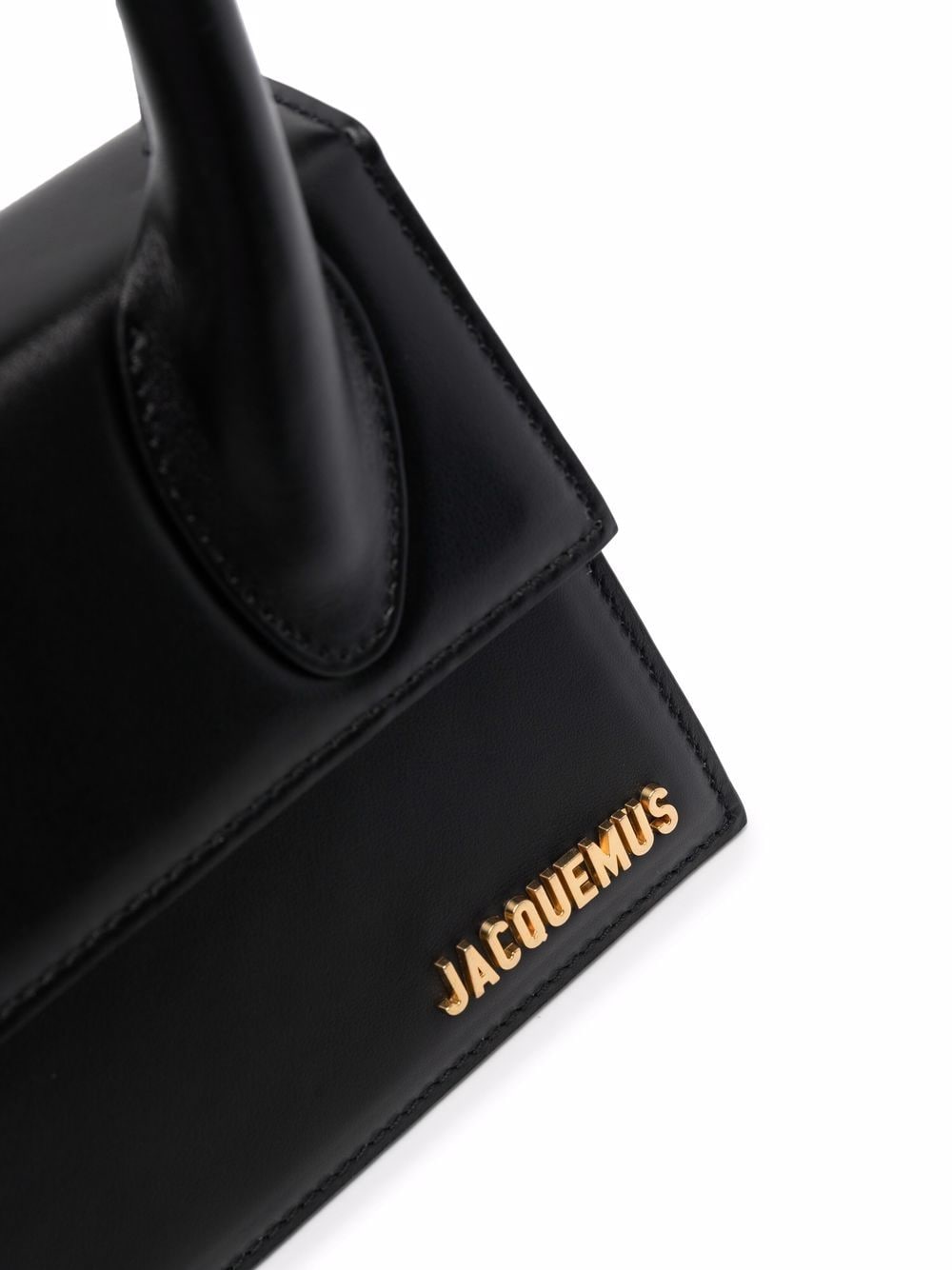 JACQUEMUS Black leather Le Chiquito Noeud mini bag Handbag JACQUEMUS