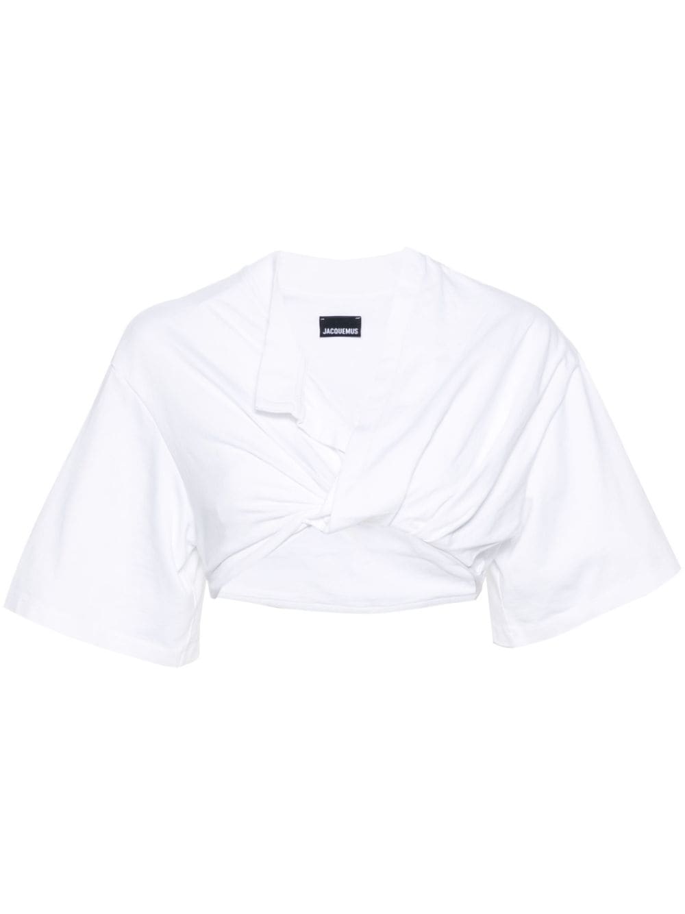 JACQUEMUS T-shirts and Polos White Topwear JACQUEMUS