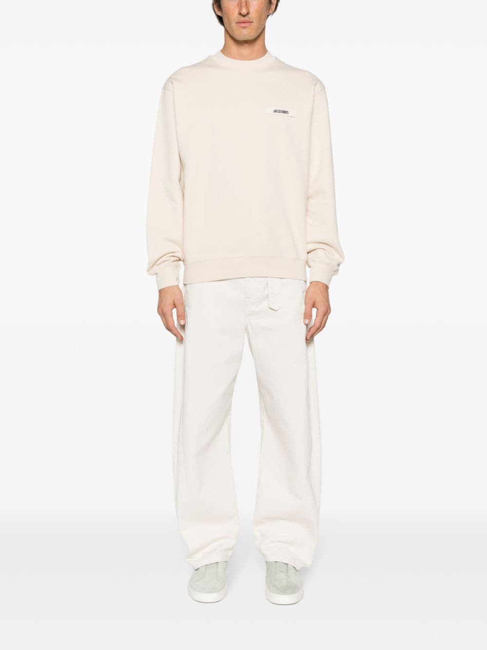 JACQUEMUS Sweaters Beige Topwear JACQUEMUS