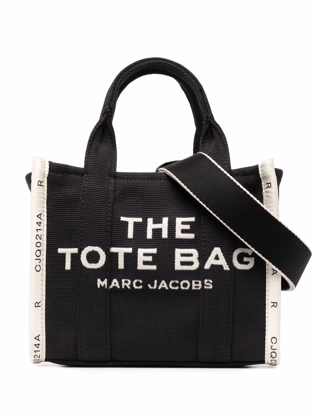 Marc Jacobs small The Jacquard Tote Bag Black Shopper Marc Jacobs