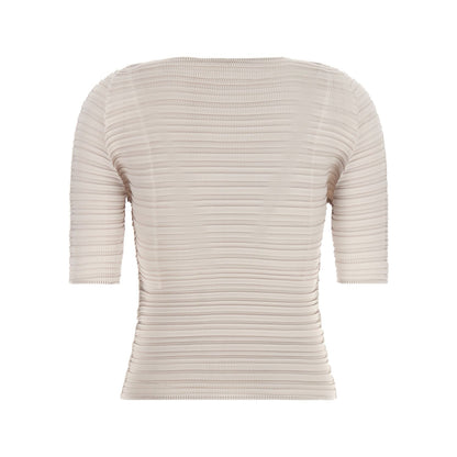 Issey Miyake Beige Polyester Blouse