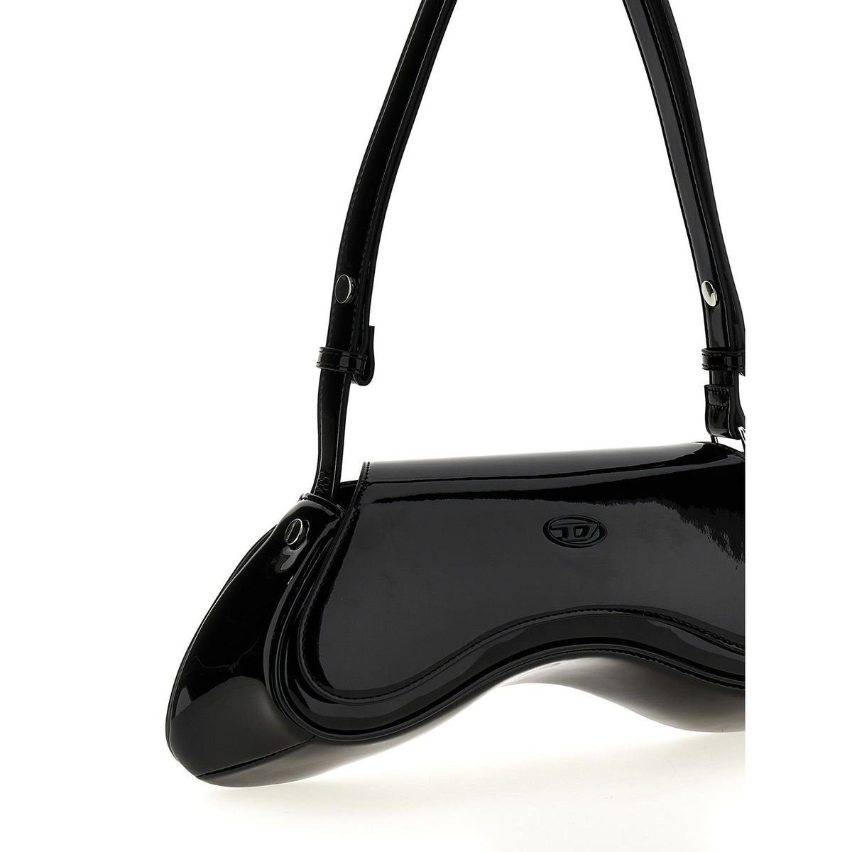 Diesel Black Polyethylene Shoulder Bag