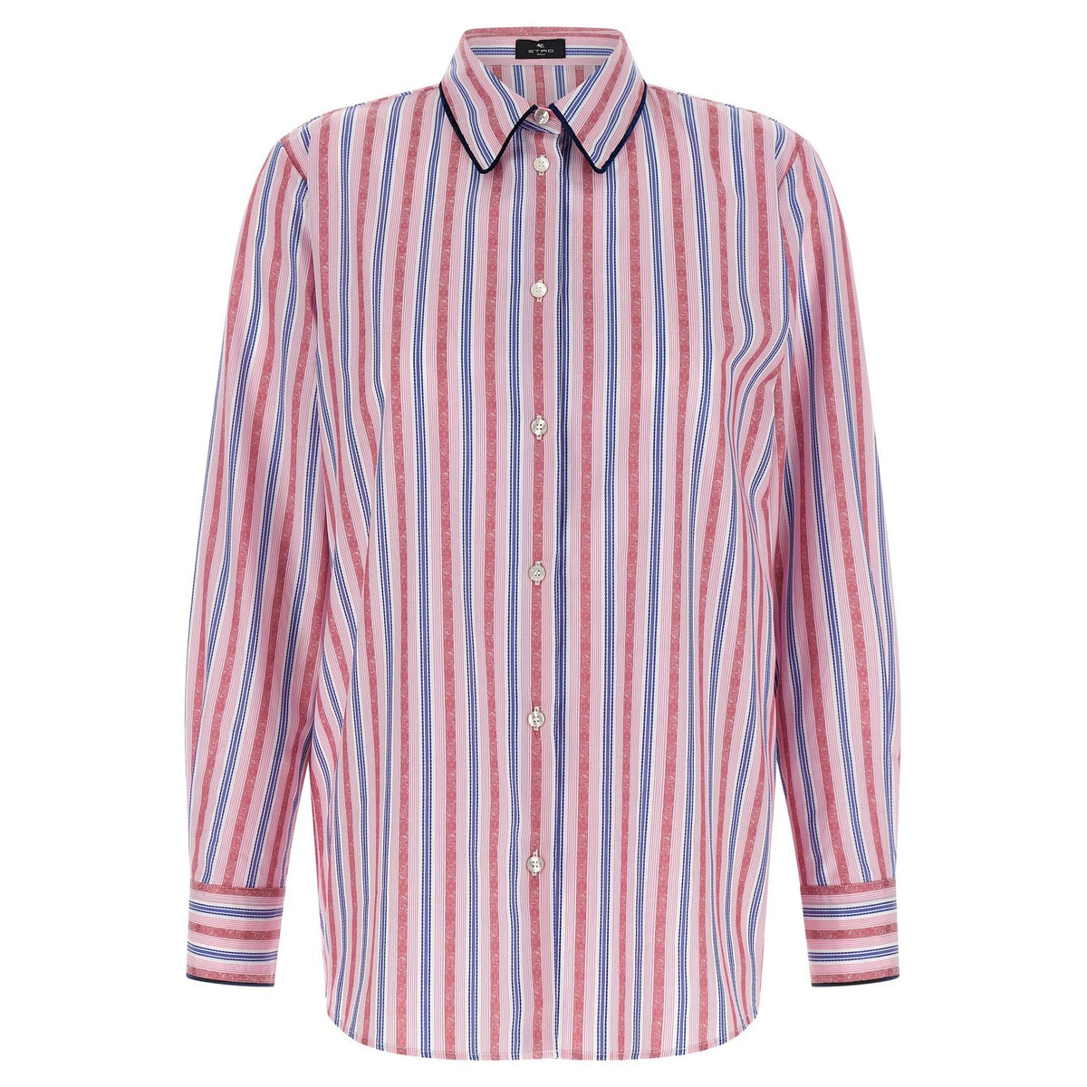 Etro Multicolor Cotton Blouse
