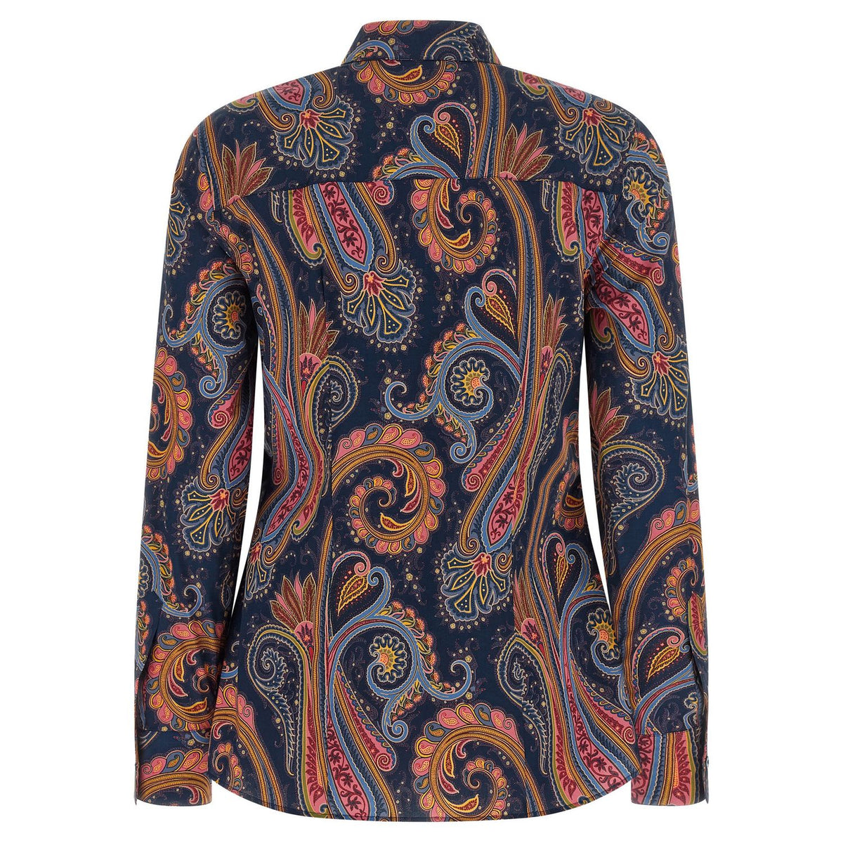 Etro Blue Cotton Blouse