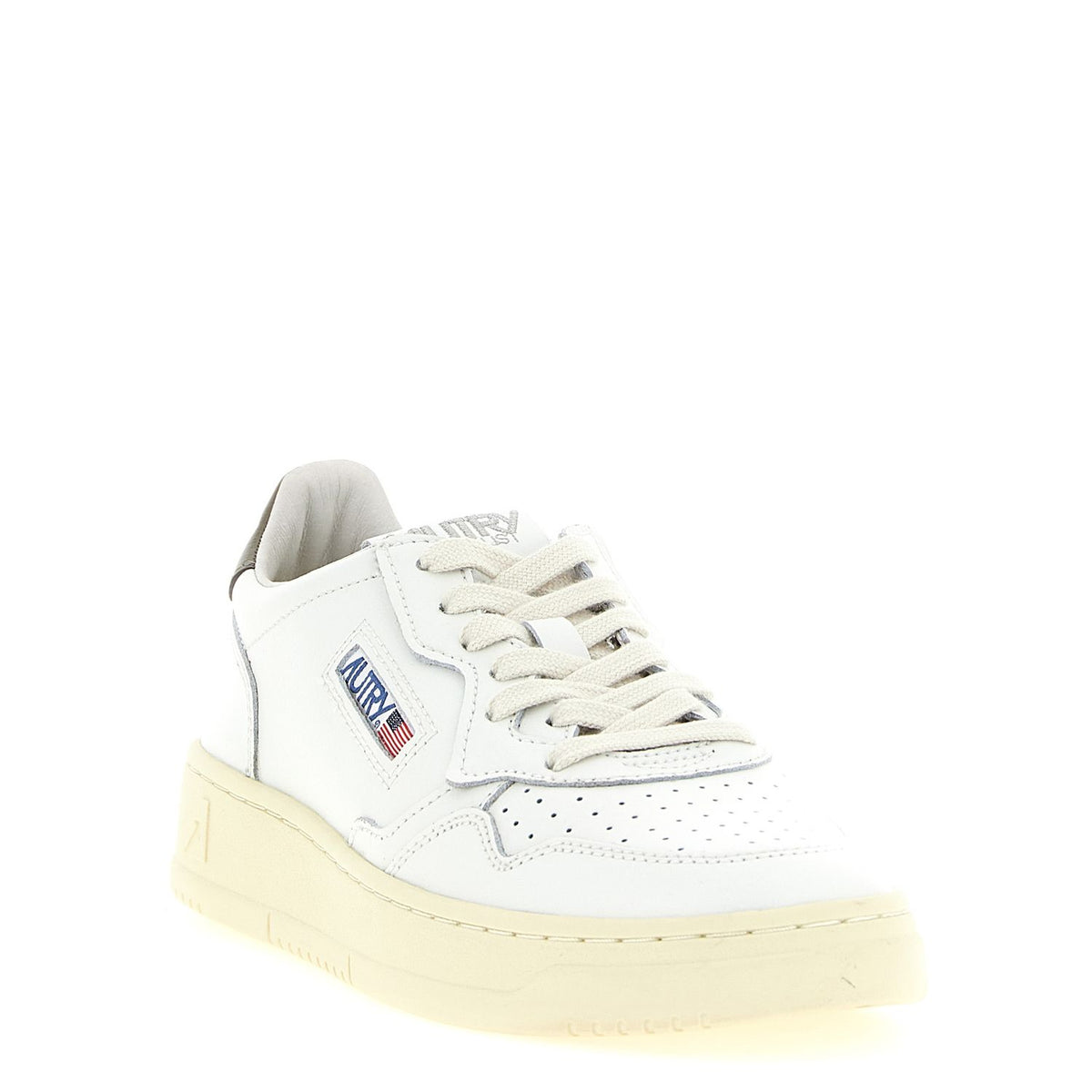 Autry Bicolor Cowhide Low Top Sneakers