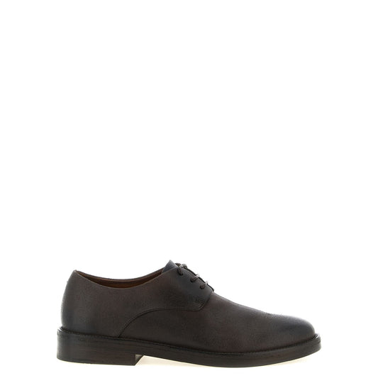 Marsell Brown Calfskin Oxfords And Derbies