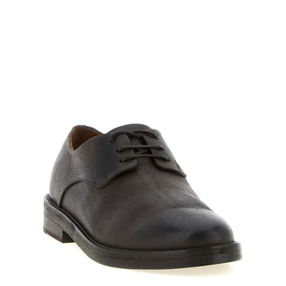 Marsell Brown Calfskin Oxfords And Derbies