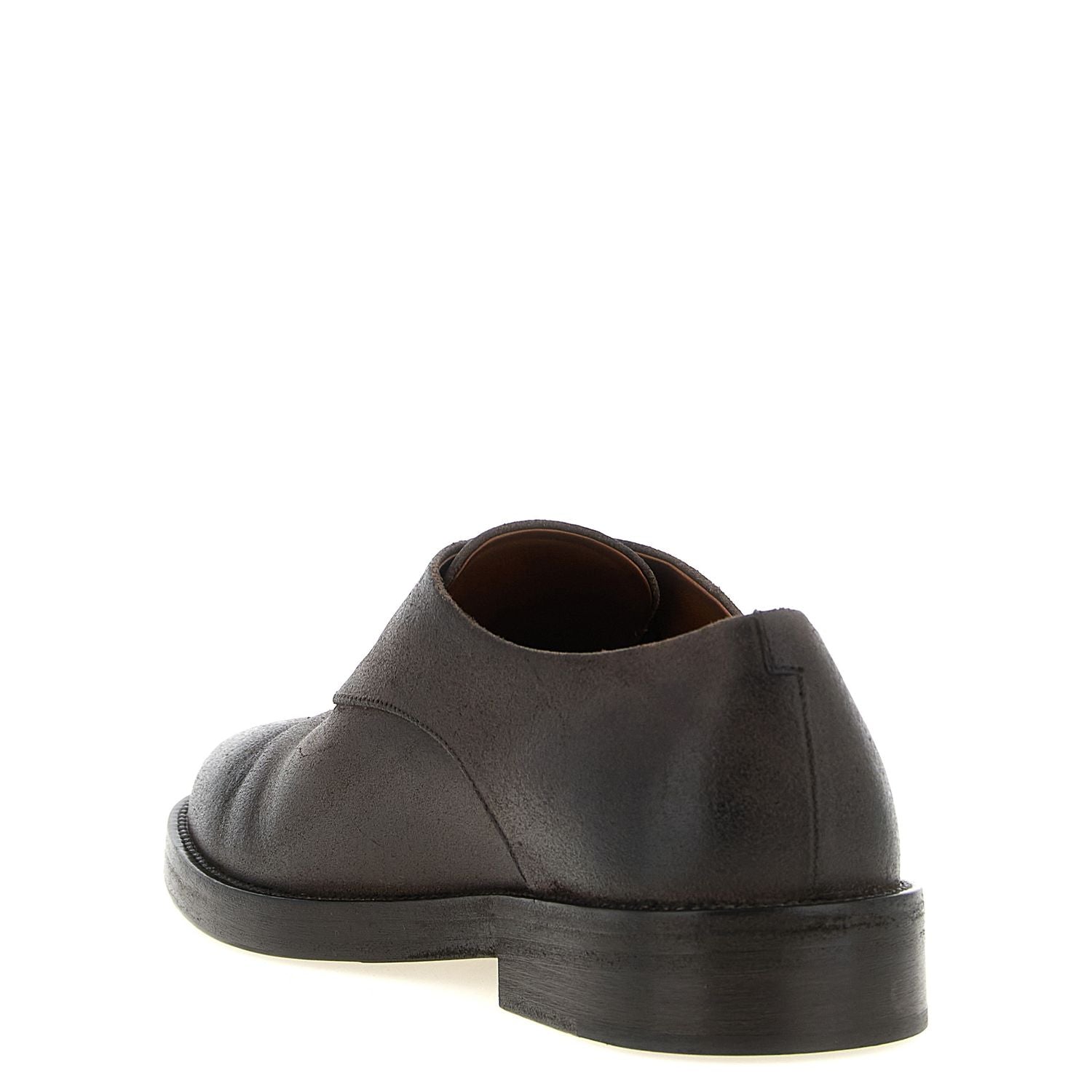 Marsell Brown Calfskin Oxfords And Derbies