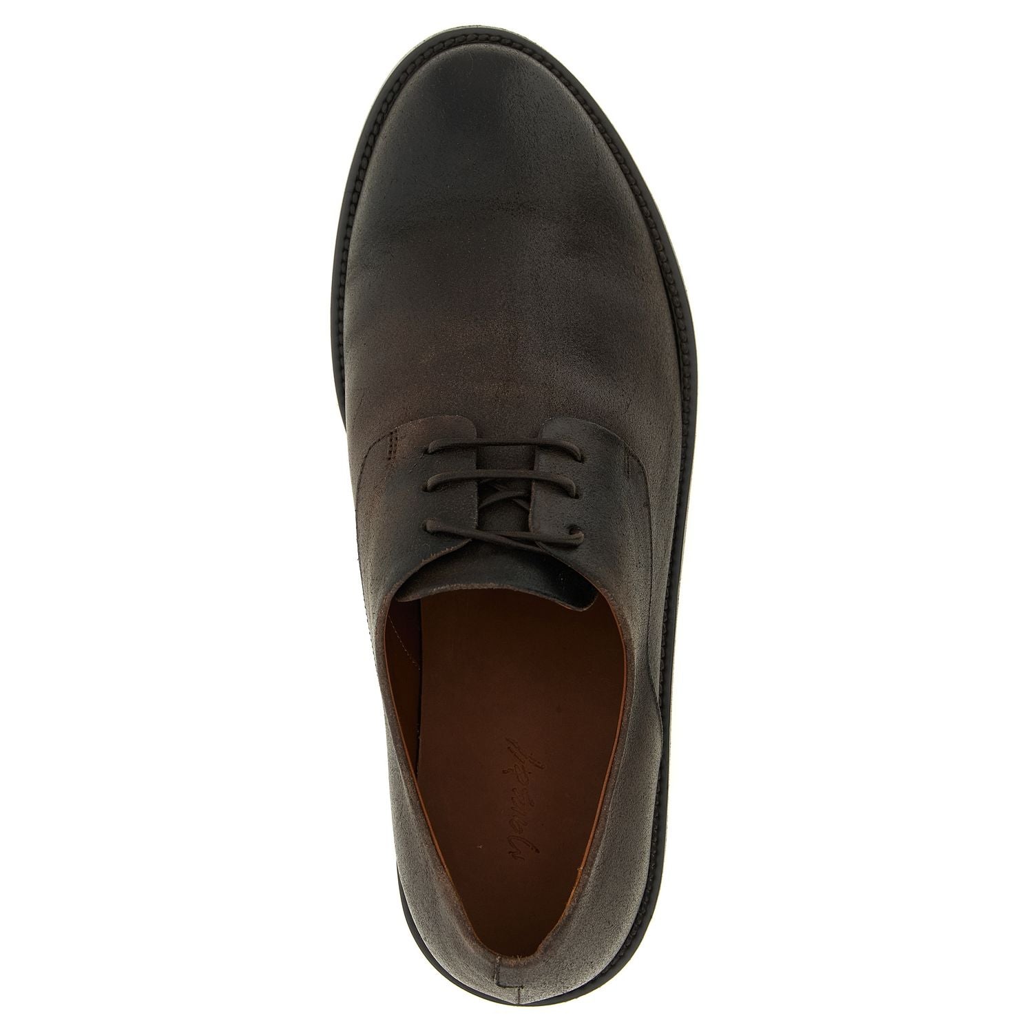 Marsell Brown Calfskin Oxfords And Derbies
