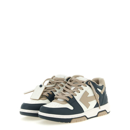 Off-White Multicolor Cowhide Low Top Sneakers