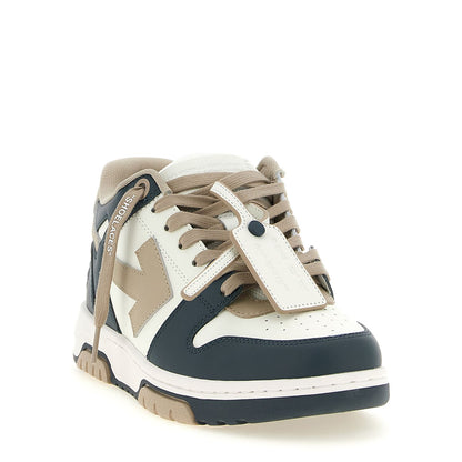 Off-White Multicolor Cowhide Low Top Sneakers