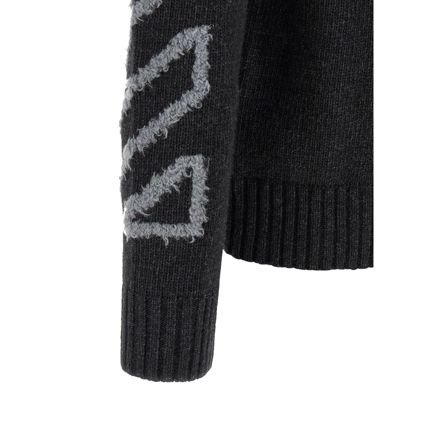 Off-White Gray Wool Cardigan