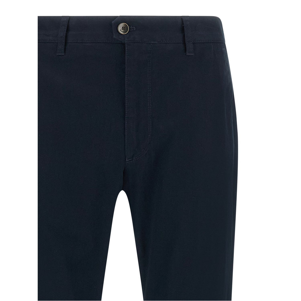 Incotex Blue Cotton Casual Pants