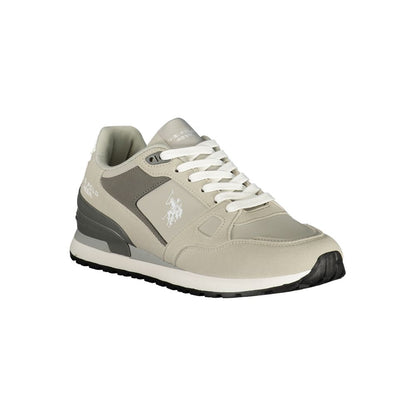 U.S. POLO ASSN. Grey Polyurethane Men's Sneaker