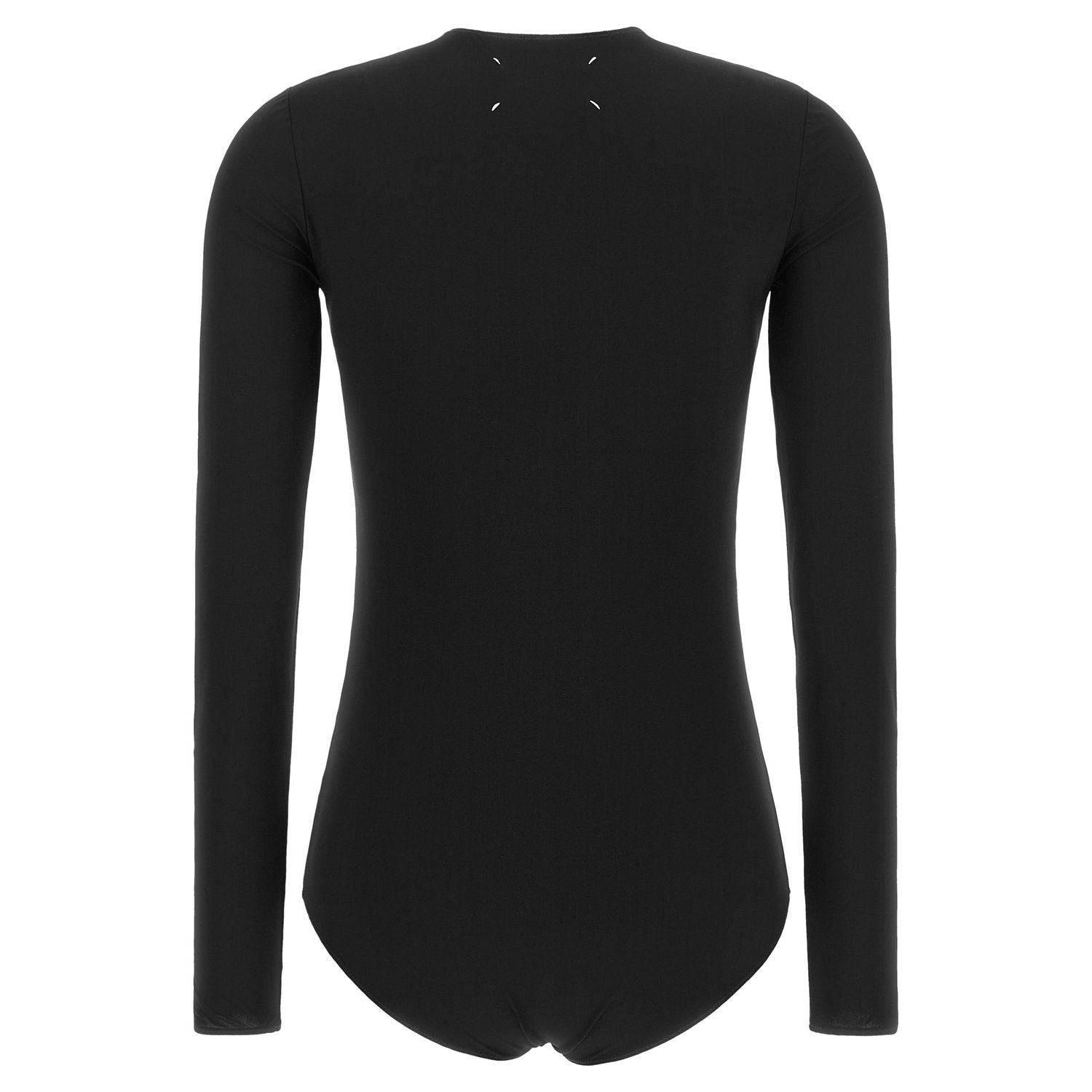 Maison Margiela Black Polyamide Bodysuit