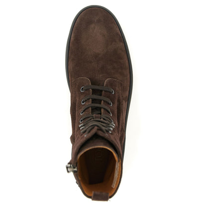 Tod's Brown Calfskin Ankle Boots