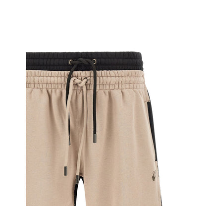 Off-White Multicolor Cotton Bermuda Shorts