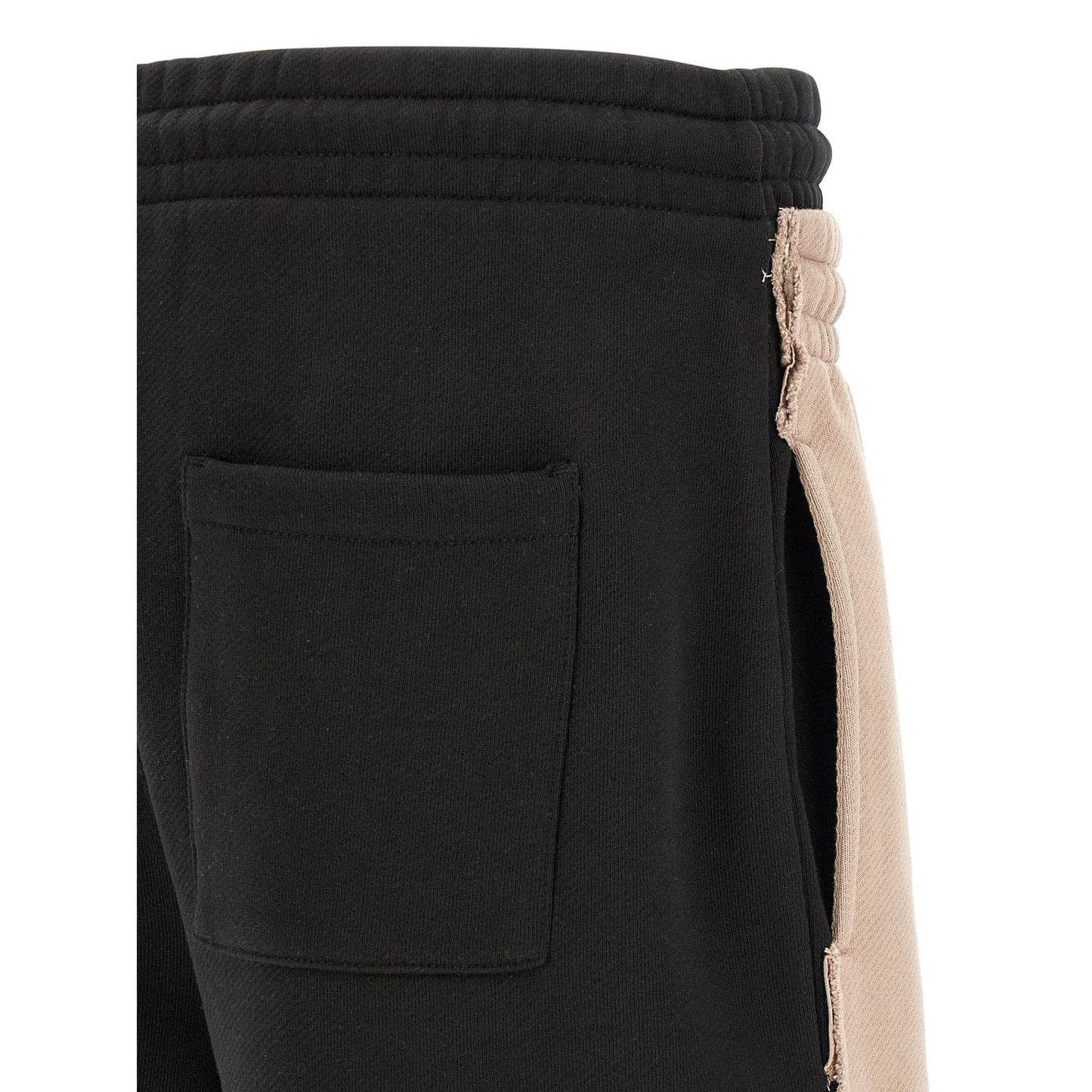 Off-White Multicolor Cotton Bermuda Shorts