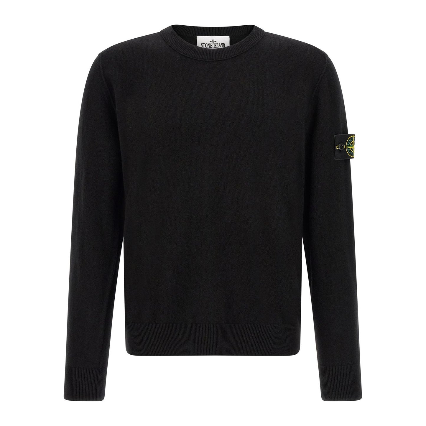 Stone Island Black Virgin Wool Cardigan