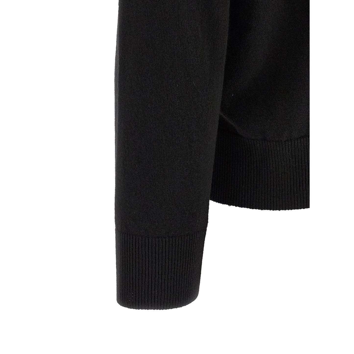 Stone Island Black Virgin Wool Cardigan