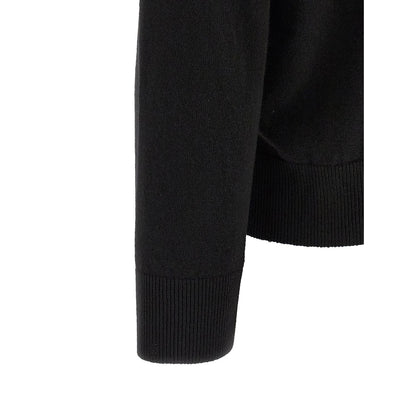 Stone Island Black Virgin Wool Cardigan