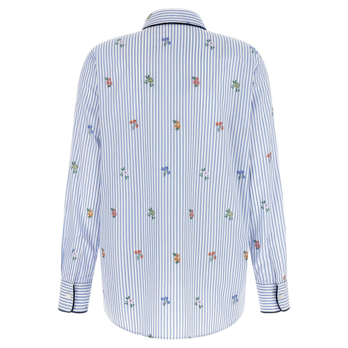 Etro Blue Cotton Blouse