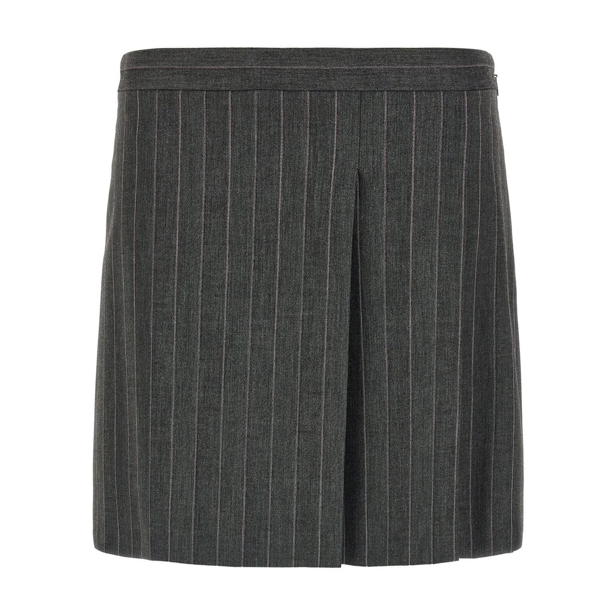 PINKO Gray Polyester Long Skirt